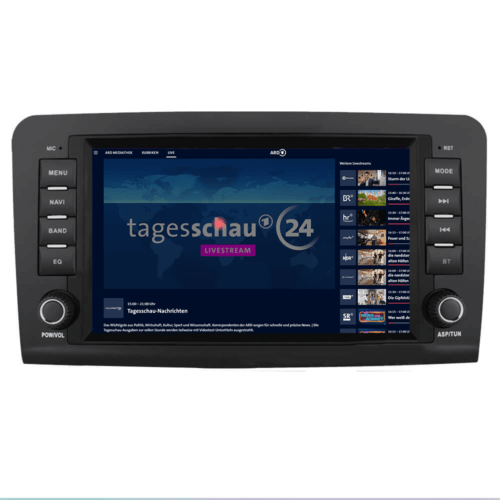 Autoradio Mercedes ML Android Auto – CarPlay