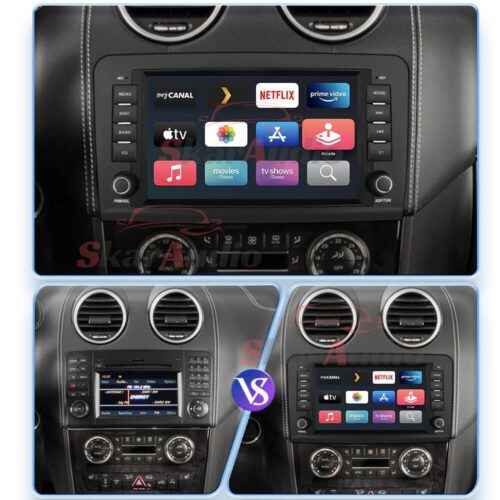 Autoradio Mercedes ML Android Auto – CarPlay